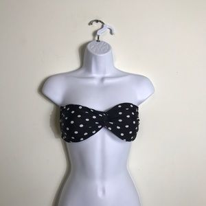 Strapless swim top bikini
